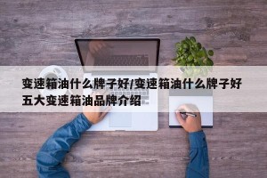 变速箱油什么牌子好/变速箱油什么牌子好 五大变速箱油品牌介绍